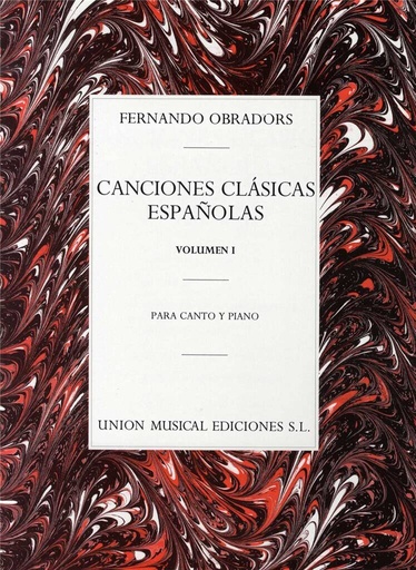 [115641] Canciones Clasicas Espanolas Vol. 1