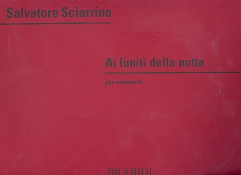 [115806] Ai Limiti Della Notte per Violoncello