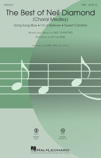 [313105] The Best of Neil Diamond - Choral Medley