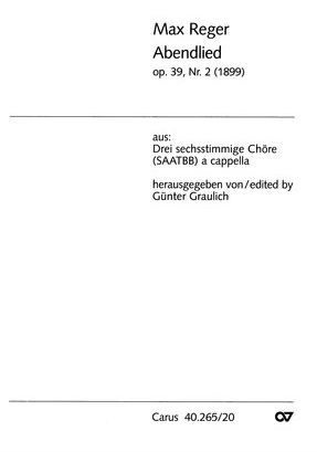 [165802] Abendlied op. 39/2