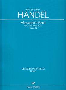 [298323] Alexander's Feast / Das Alexanderfest, HWV 75