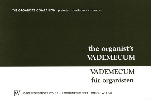 [54402] Vademecum für Organisten