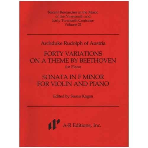 [231368] Variations on a theme by Beethoven/ Sonata f-minor for violin and piano