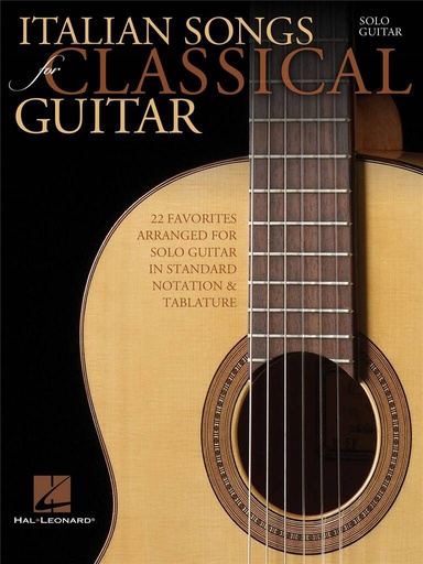 [260009] Italian Songs for Classical Guitar