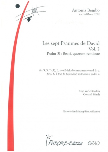 [134115] Les sept Psaumes de David, Vol. 2 : Psalm 31 : Beati, quorum remissae