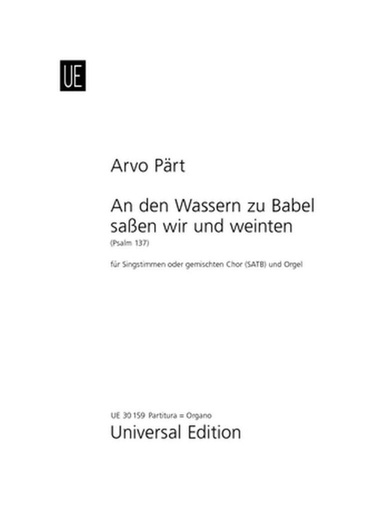 [90045] An den Wassern zu Babel saßen wir und weinten ( 1976 / 1984 )