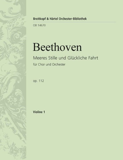 [161727] Meeres Stille und glückliche Fahrt op. 112