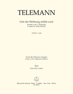 [298995] Gott der Hoffnung erfülle euch TVWV 1:634