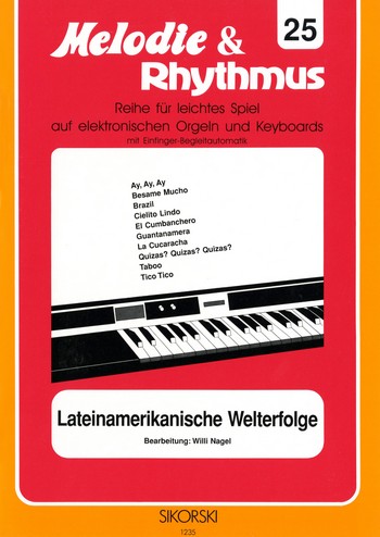 [68653] Lateinamerikanische Welterfolge - Melodie + Rhythmus 25