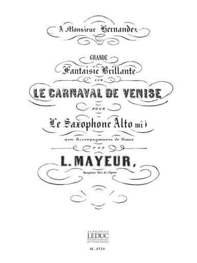 [225257] Grande fantaisie brillante "Le Carneval de Venise"