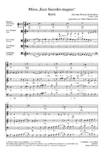 [214813] Missa Ecce Sacerdos Magnus