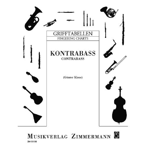 [194774] Grifftabelle Kontrabass
