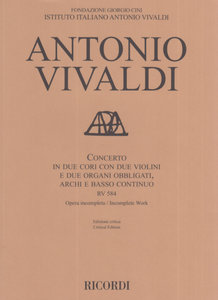 [310103] Concerto in due Cori con due Violini RV 584