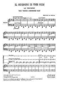 [58688] The Three Cornered Hat (Dreispitz) (El Sombrero De Tres Picos)
