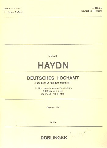 [64-00600-ORP] Deutsches Hochamt