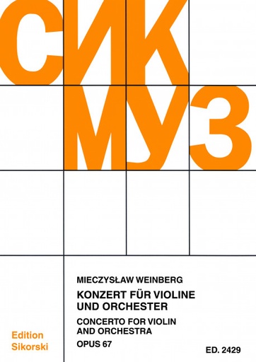 [331352] Konzert für Violine und Orchester op. 67