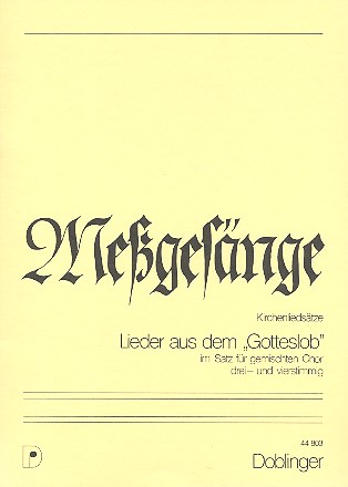 [44-00803] Meßgesänge
