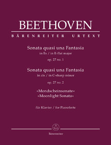 [288056] Sonate Es-Dur op. 27/1 und Sonate cis-moll op. 27/2 (Mondscheinsonate)