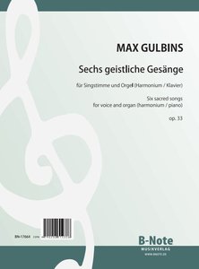 [330501] Sechs geistliche Gesänge op. 33