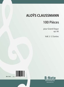 [330504] 100 pieces pour Grand Orgue op. 66, Volume 5: 12 Sorties