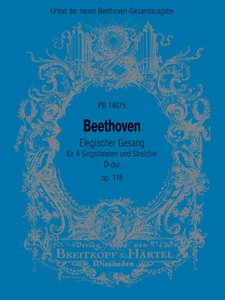 [139318] Elegischer Gesang, op. 118