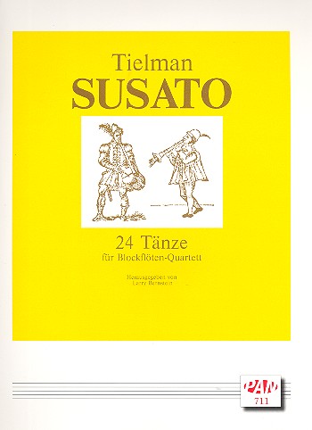 [277792] 24 Tänze für Blockflöten Quartett