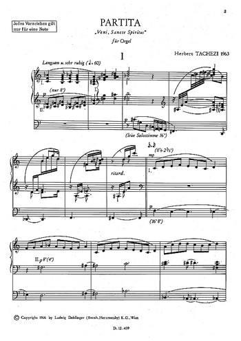 [02-00284] Partita Veni Sancte Spiritus