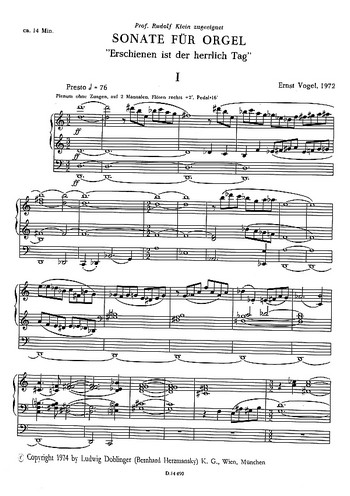 [02-00288] Sonate für Orgel