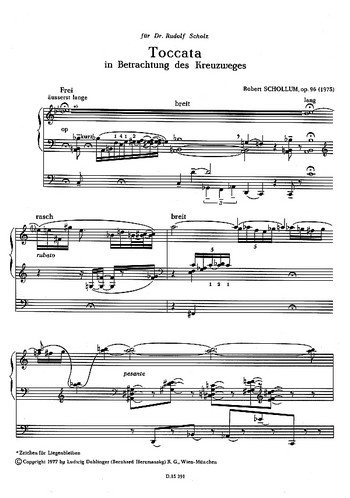 [02-00312] Toccata in Betrachtung des Kreuzweges op. 96