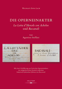 [320302] Die Operneinakter von Agostino Steffani