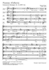 [180429] Fiamma ch'allaccia, SWV 10