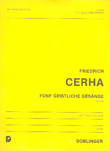 [08-00662] 5 geistliche Gesänge