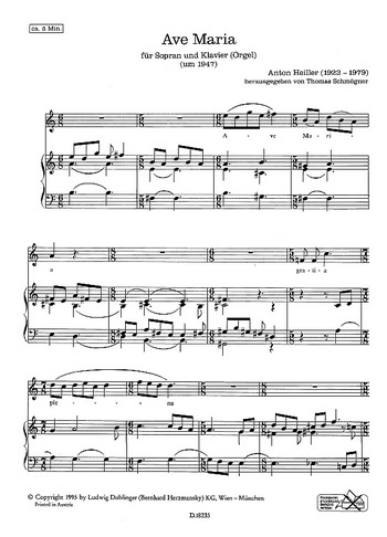 [08-00681] Ave Maria ( ca. 1947 )