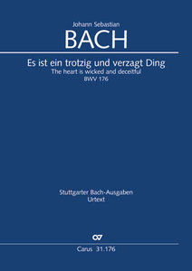 [317158] Es ist ein trotzig und verzagt Ding BWV 176
