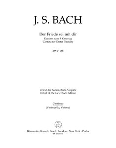 [265180] Der Friede sei mit dir, BWV 158