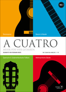[35-00942] A Cuatro - Musik für 4 Gitarren Band 1
