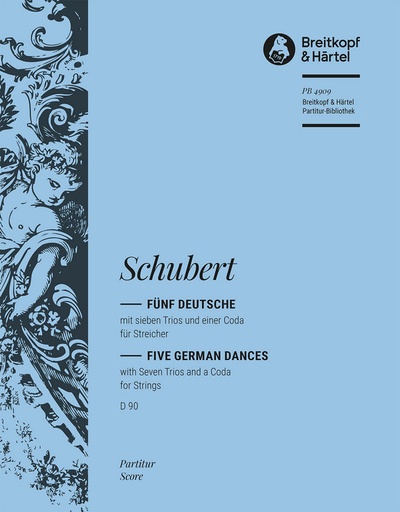 [109596] 5 Deutsche Tänze mit sieben Trios und einer Coda D 90
