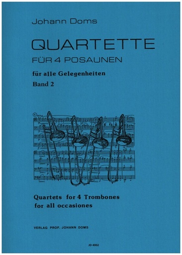 [274095] Quartette für 4 Posaunen Band 2