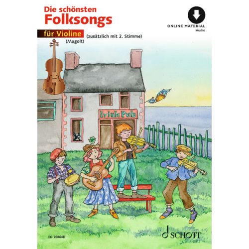 [239475] Die schönsten Folksongs für Violine