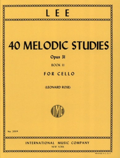 [115227] 40 melodische Etüden Band 2 op. 31