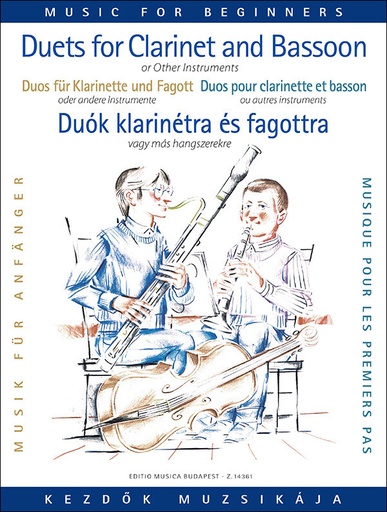 [115279] Duos für Klarinette und Fagott (oder Violoncello) für Anfänger