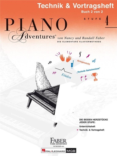 [318994] Piano Adventures: Tecknik- & Vortragsheft 4