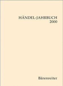 [110978] Händel-Jahrbuch 2000