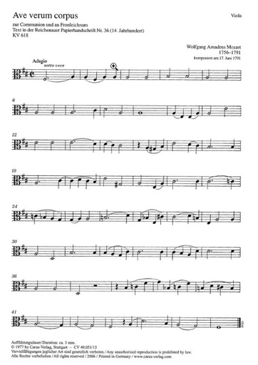 [157504] Ave verum corpus, KV 618