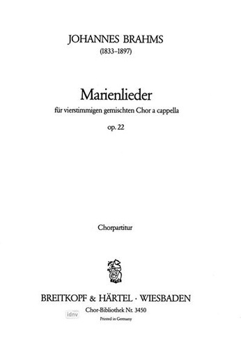 [147265] Marienlieder, op. 22