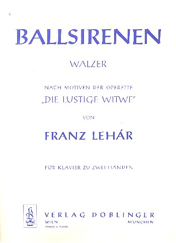 [81-00033] Ballsirenen! (Lippen schweigen, lockt zum Reigen)