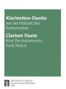 [236215] Klarinetten-Duette aus der Frühzeit des Instrumentes
