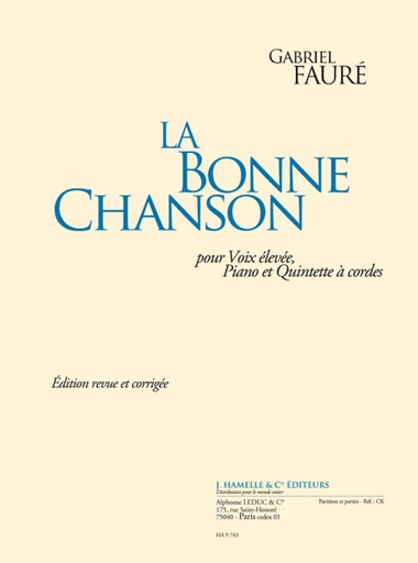 [267767] La bonne Chanson