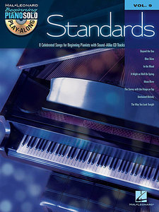 [253606] Standards - Beginning Piano Solos Play-Along Vol. 9