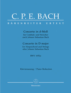 [55077] Cembalokonzert d-moll nach Johann Sebastian Bach BWV 1052a